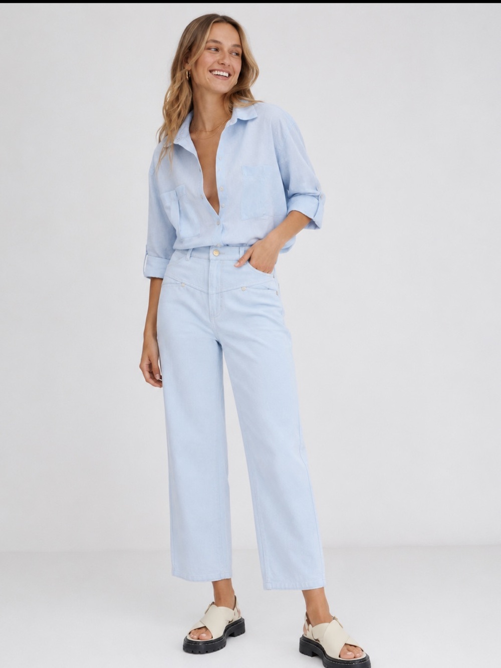 Light Blue Straight Leg Women’s Jeans